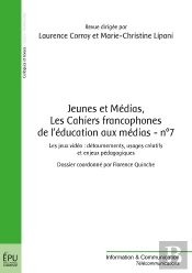 Jeunes Et Medias, Les Cahiers Francophones De L'Education Aux Medias - N 7 - Ete 2015