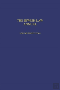 Bertrand.pt - Jewish Law Annual Volume 22