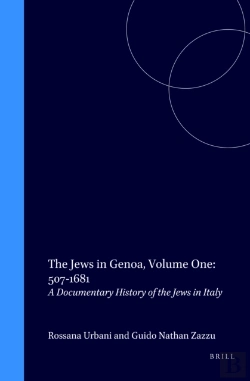Bertrand.pt - Jews In Genoa, Volume 1: 507-1681