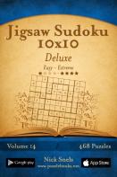 Jigsaw Sudoku 10x10 Deluxe - Easy To Extreme - Volume 14 - 468 Puzzles