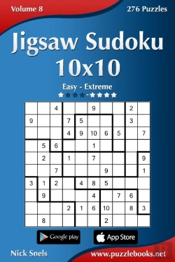 Bertrand.pt - Jigsaw Sudoku 10x10 - Easy To Extreme - Volume 8 - 276 Puzzles