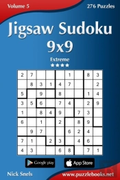 Jigsaw Sudoku 9x9 - Extreme - Volume 5 - 276 Puzzles