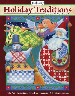 Bertrand.pt - Jim Shore Holiday Traditions Coloring Book