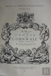 Joel Gascoyne`S Map Of Cornwall 1699