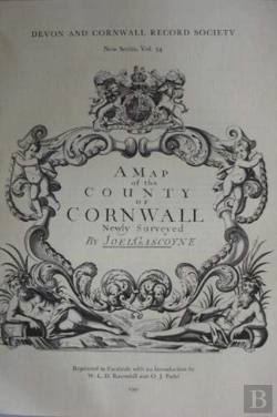 Bertrand.pt - Joel Gascoyne`S Map Of Cornwall 1699