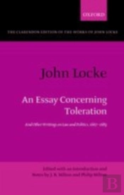 John Locke: An Essay Concerning Toleration