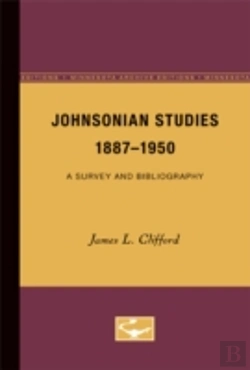 Bertrand.pt - Johnsonian Studies, 1887-1950
