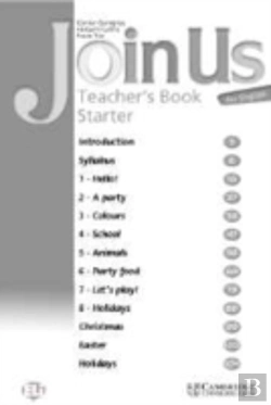Bertrand.pt - Join Us For English Starter Teacher'S Book Czech Edition