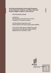 Joint Recommendation Concerning Provisions On The Protection Of Marks, And Other Industrial Property Rights In Signs, On The Internet