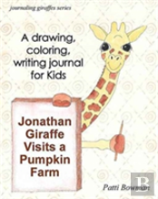 Jonathan Giraffe Visits A Pumpkin Farm
