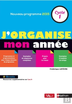 Bertrand.pt - J'Organise Mon Année ; Cycle 1 ; Nouveau Programme 2015
