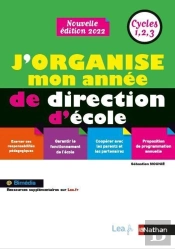J'Organise Mon Annee De Directeur D'Ecole - 2019