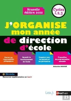 Bertrand.pt - J'Organise Mon Annee De Directeur D'Ecole - 2019