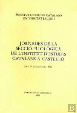 Bertrand.pt - Jornades De La Secció Filològica De L'Institut D'Estudis Catalans A Castelló