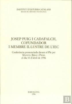 Bertrand.pt - Josep Puig I Cadafalch Cofundador I Membre Ilúlustre De L'I