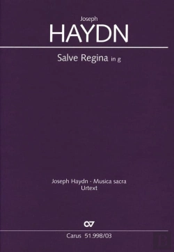 Bertrand.pt - Joseph Haydn : Salve Regina In G - Hob. Xxiiib:2 - Chant Piano