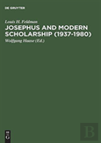 Josephus And Modern Scholarship (1937â€“1980)