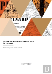 Journal Des Amateurs D'Objets D'Art Et De Curiosité
