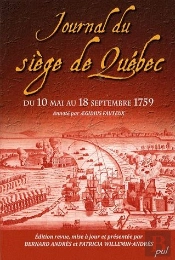 Journal Du Siége De Québec ; Du 10 Mai Au 18 Septembre 1759