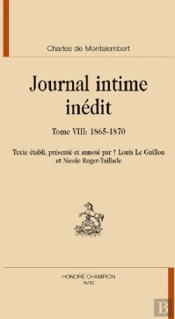 Bertrand.pt - Journal Intime Inédit Tome 8 ; 1865-1870