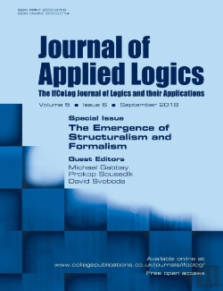 Bertrand.pt - Journal Of Applied Logics - Ifcolog Journal Of Logics And Their Applications. Volume 5, Number 6. Special Issue