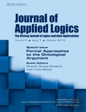 Journal Of Applied Logics-Ifcolog Journal Of Logics And Their Applications. Volume 5, Number 7. Special Issue