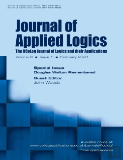 Bertrand.pt - Journal Of Applied Logics. The Ifcolog Journal Of Logics And Their Applications. Volume 8, Issue 1, February 2021. Special Issue