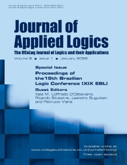 Bertrand.pt - Journal Of Applied Logics. The Ifcolog Journal Of Logics And Their Applications, Volume 9, Issue 1, January 2022.  Special Issue