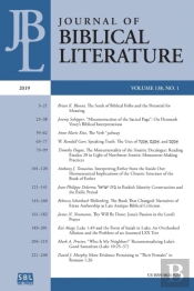 Journal Of Biblical Literature 138.1  20