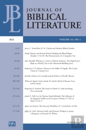 Journal Of Biblical Literature 141.1 (2022)