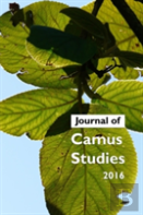 Journal Of Camus Studies 2016