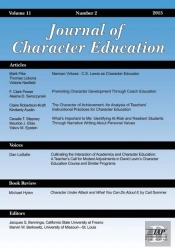 Journal Of Character Education Vol 11 Issue 2