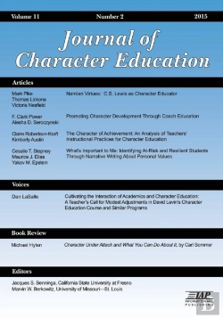 Bertrand.pt - Journal Of Character Education Vol 11 Issue 2