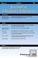 Journal Of Character Education Vol 13 Issue 2