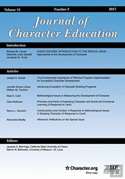 Bertrand.pt - Journal Of Character Education Vol 13 Issue 2