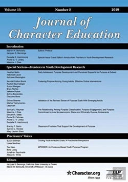 Bertrand.pt - Journal Of Character Education Vol 15 Issue 2