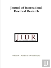 Journal Of International Doctoral Research (Jidr) Volume 4, Number 1, December 2015