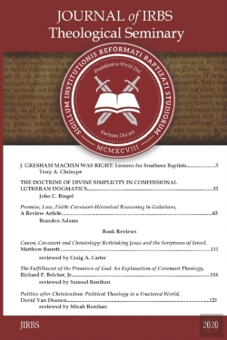 Bertrand.pt - Journal Of Irbs Theological Seminary 2020