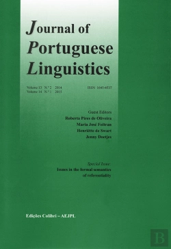 Bertrand.pt - Journal of Portuguese Linguistics - Vol. 13 - N.º 2 (2014) - Vol. 14, N.º 1 (2015)