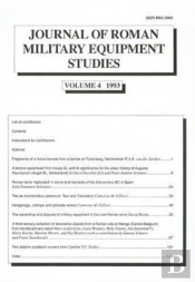 Journal Of Roman Military Equipment Studies