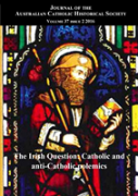 Journal Of The Australian Catholic Historical Society