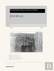 Journal Of The Canadian Society For Syriac Studies 3
