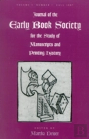 Journal Of The Early Book Society