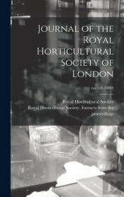 Journal Of The Royal Horticultural Socie