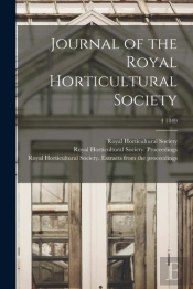 Journal Of The Royal Horticultural Socie