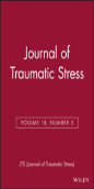 Journal Of Traumatic Stress, Volume 18, Number 5