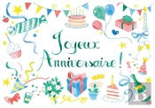 Joyeux Anniversaire : Carte De Voeux