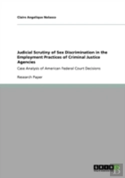 Bertrand.pt - Judicial Scrutiny Of Sex Discrimination In The Employment Practices Of Criminal Justice Agencies