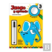 Juego Y Aprendo 3 Aaos - Con Lupa Y Rotulador Borrable