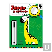 Juego Y Aprendo 4 Aaos - Con Lupa Y Rotulador Borrable